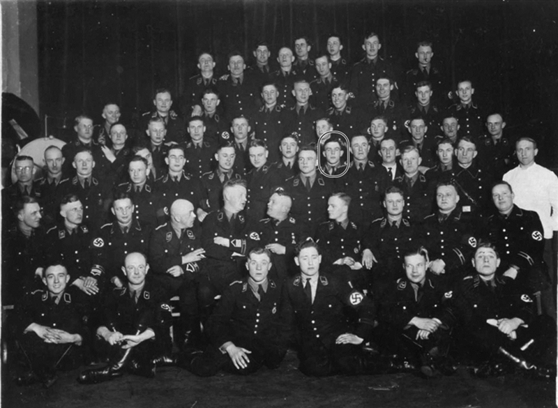 Gruppenfoto SS-Fhrerschule Gelsenkirchen-Rotthausen