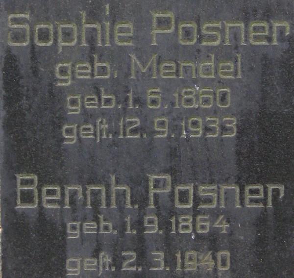 Bernhard und Sophie Posner
