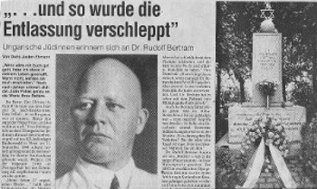 Artikel in der WAZ Gelsenkirchen, 7. September 1996