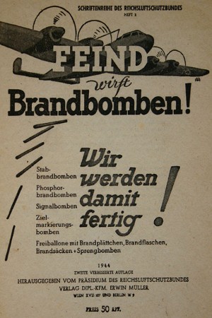 Foto: Propaganda-Broschüre des Reichsluftschutzbundes.