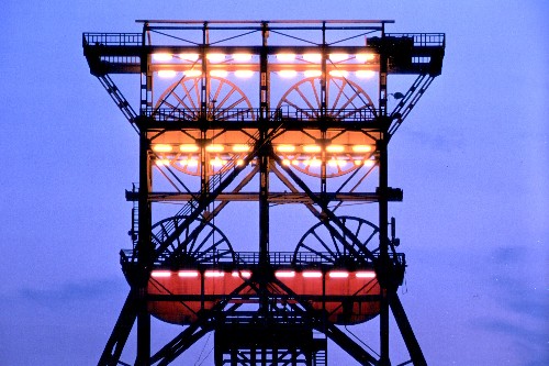 Schachtgerüst der Zeche Consolidation