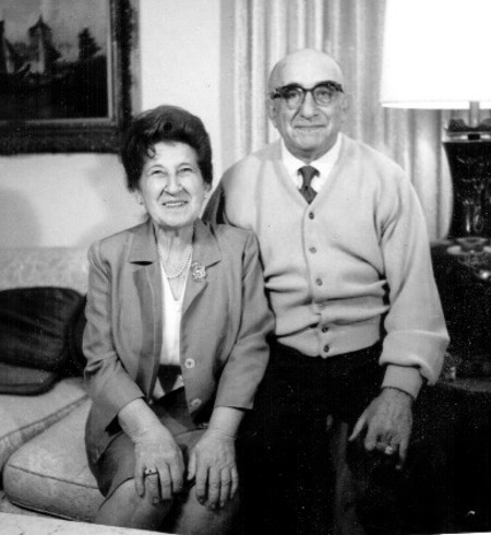 Johanna und Moritz Stern, die Eltern von Hans Georg Stern im Jahr 1965