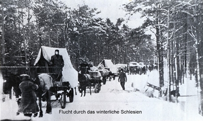 Flucht durch das winterliche Schlesien