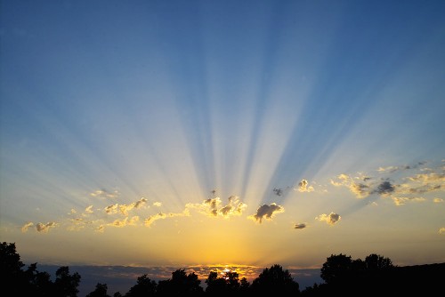 Sonnenuntergang in Gelsenkirchen