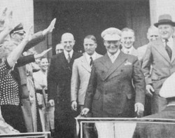 Hibernia Zeitung: Hermann Göring besucht das Arbeitsgebiet seines früheren Wirtschaftsbeauftragten, 20. Juli 1939
