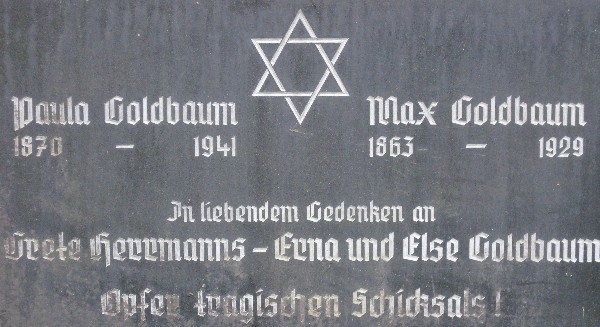 Familie Goldbaum und Grete Herrmanns