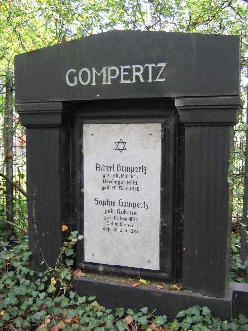 Grabstätte von Albert und Sophie Gompertz