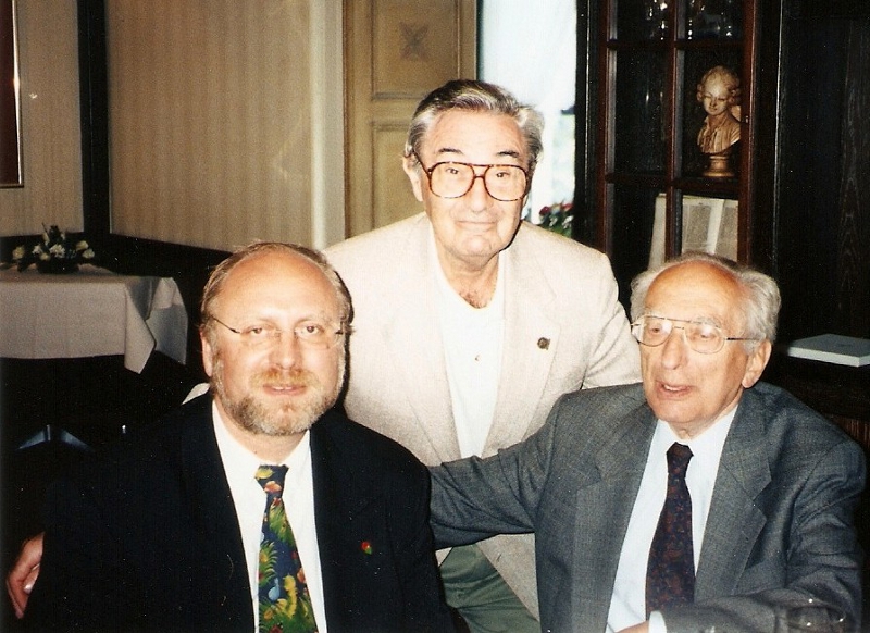 17. September 1997: Herman Neudorf und Kurt Neuwald mit OB Rauer
