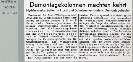 Westfälische Rundschau 26. Mai 1949