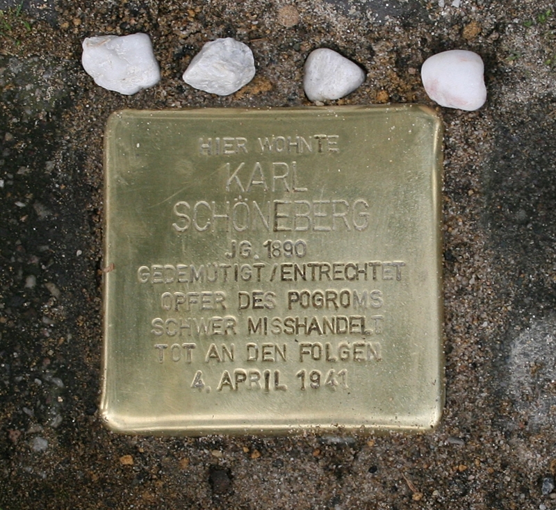 Opfer des Novemberpogroms 1938 in Gelsenkirchen war auch Karl Schneberg