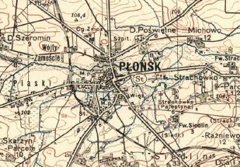 Bild: Karte von Płońsk