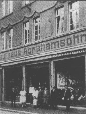 Das Kaufhaus Abrahamsohn an der Loestraße in Marl