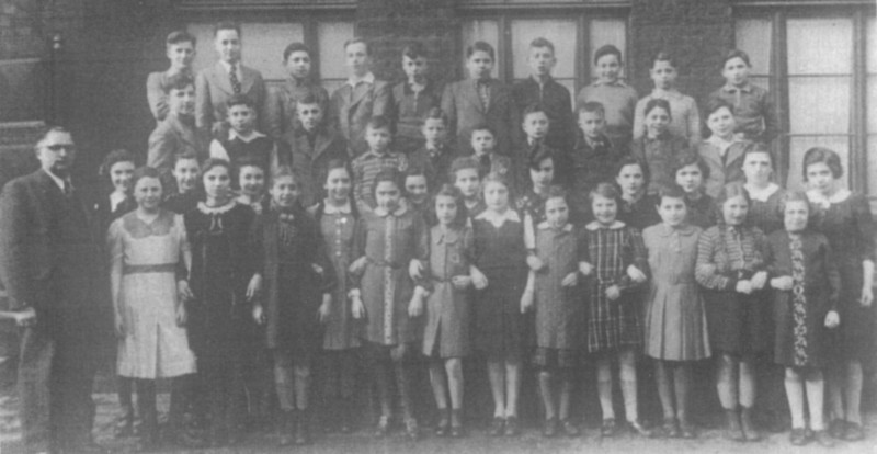 Oberklasse der Israelitischen Volksschule, März 1939
