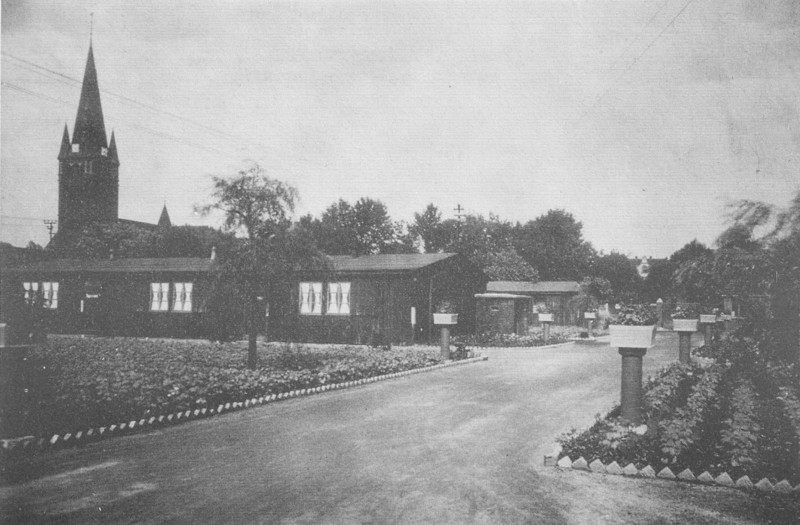 Teilansicht des Vorzeigelagers fr Ostarbeiter