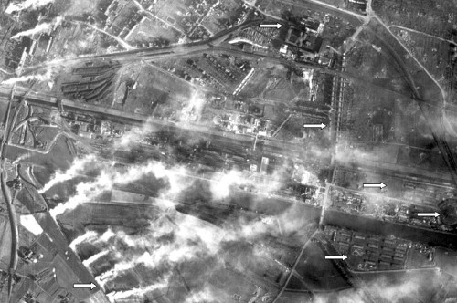 Luftbild mit Zeche Nordstern, Wallstrasse, Lager Brink- und Bruchstrasse