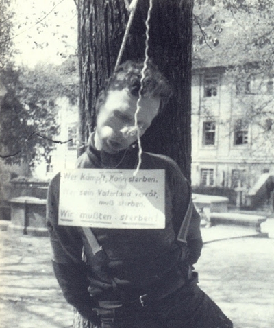 SS-Lynchjustiz: Angeblicher 'Vaterlandsverrter'