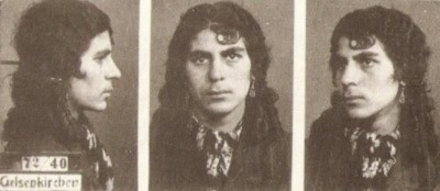 Male 'Mala' Geisch. Das Foto wurde vom Erkennungsdienst der Gelsenkirchener Kriminalpolizei 1940 erstellt