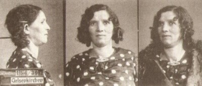 Mimi Wernicke. Das Foto wurde vom Erkennungsdienst der Kölner Kriminalpolizei 1939 erstellt