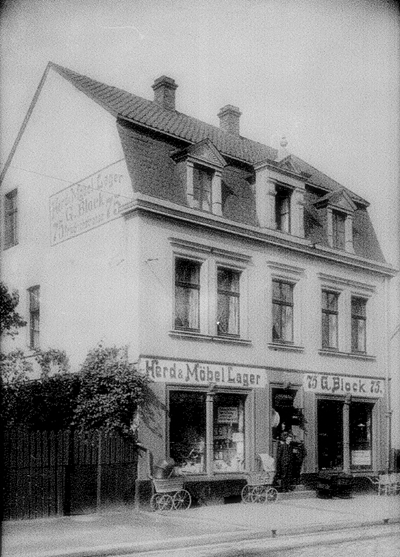 Das erste Mbelgeschft der Familie Block in Gelsenkirchen, Schalker Strae 75