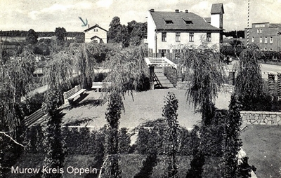 Abb. 2: Murow Kreis Oppeln, links hinten unser Haus