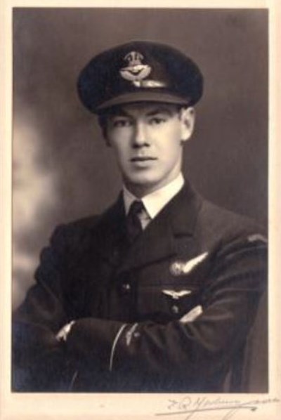 Flying Officer David Woodrow, Navigator 102 Squadron, Pocklington