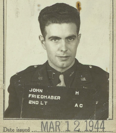 Pilot John 'Jack' Friedhaber