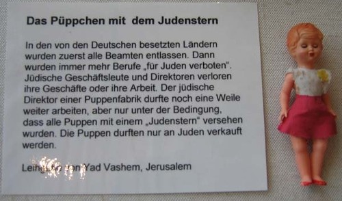 Das Püppchen mit dem Judenstern.