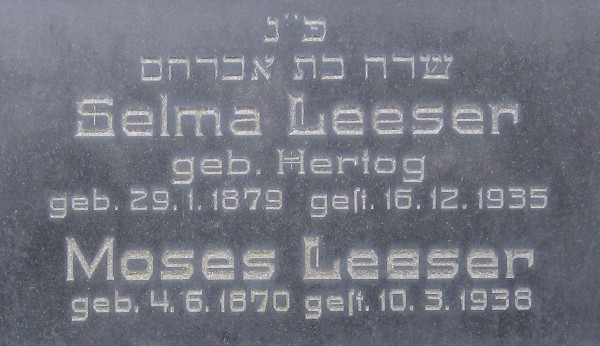 Selma und Moses Leeser