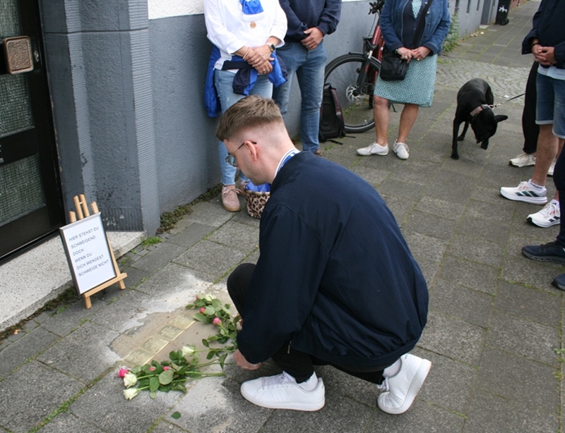Stolpersteine  f�r Familie Franz Nathan