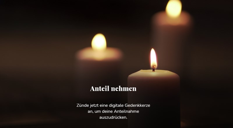 Stolpersteine NRW - einzelnen NS-Opfern durch das virtuelle Anzünden von Kerzen gedenken