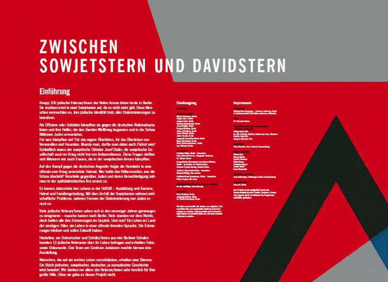 Austellung Tafel 1