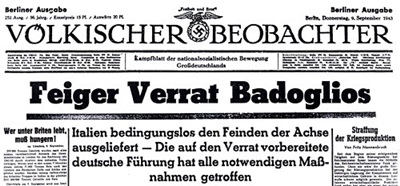 Völkischer Beobachter, Ausgabe vom 9. September 1943