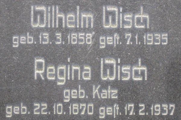 Wilhelm und Regina Wisch
