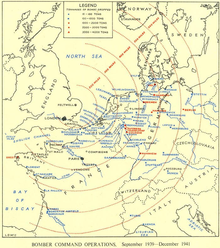 Bomber Command Operations, September 1939 - December 1941 